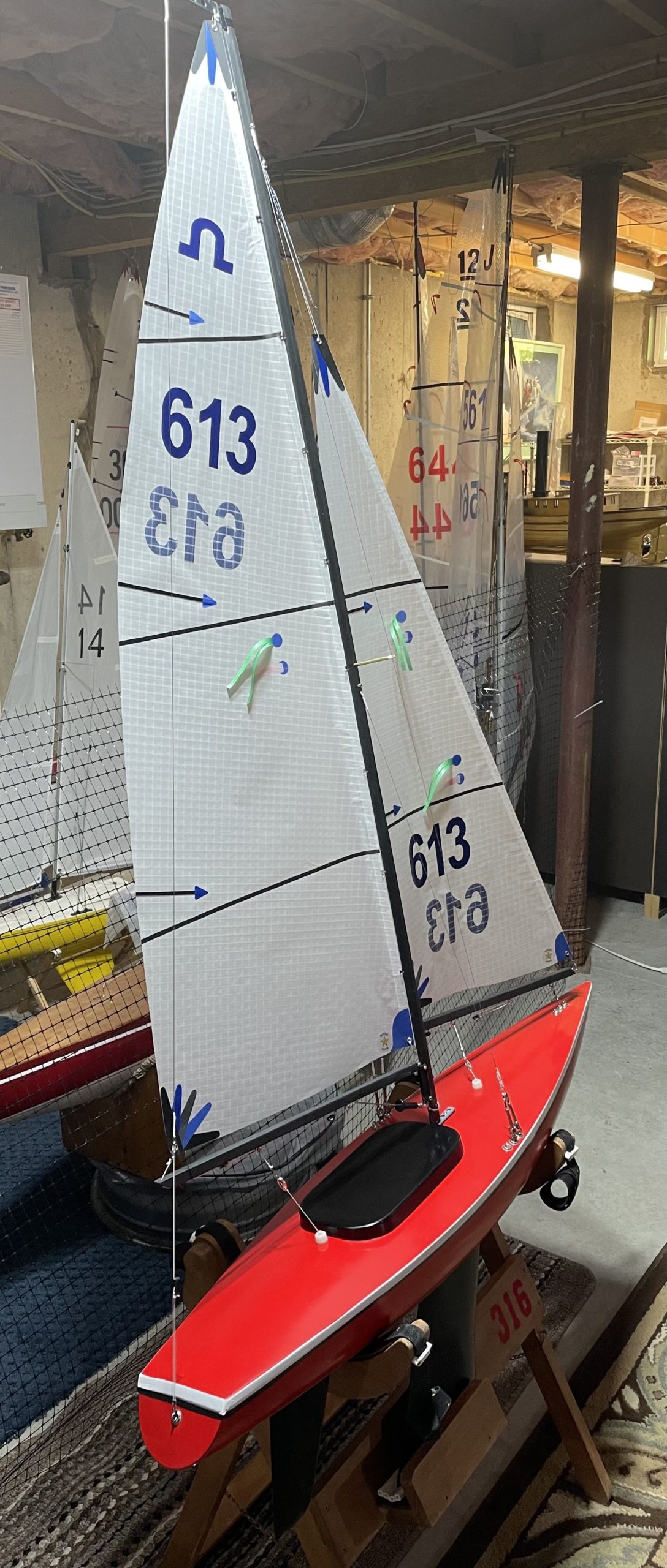 soling rc model yacht